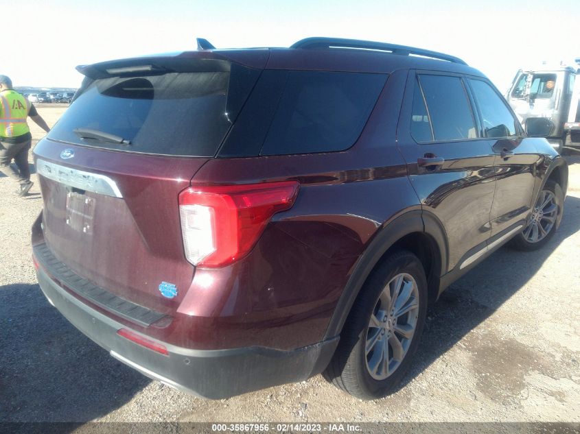 2022 FORD EXPLORER XLT VIN: 1FMSK7DH2NGA36228
