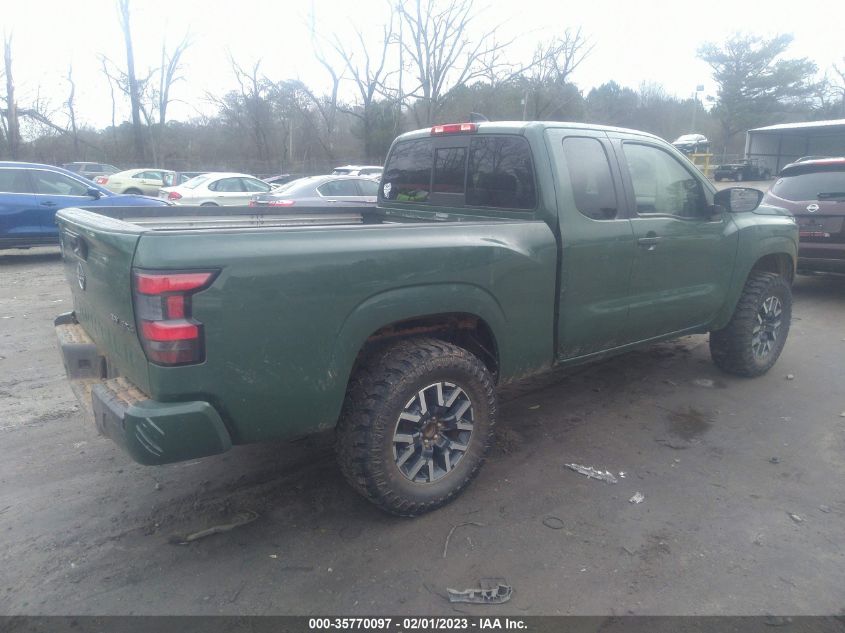 2022 NISSAN FRONTIER SV VIN: 1N6ED1CM6NN633575