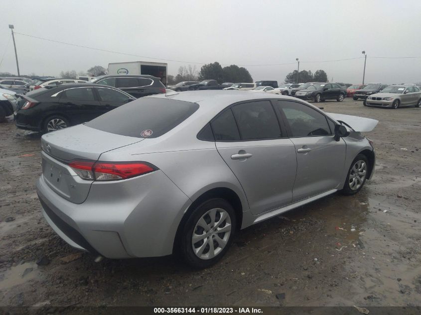 2022 TOYOTA COROLLA LE VIN: JTDEPMAE6N3014879