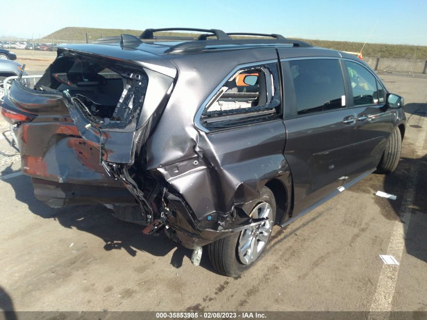 2022 TOYOTA SIENNA XLE VIN: 5TDJSKFC8NS062133