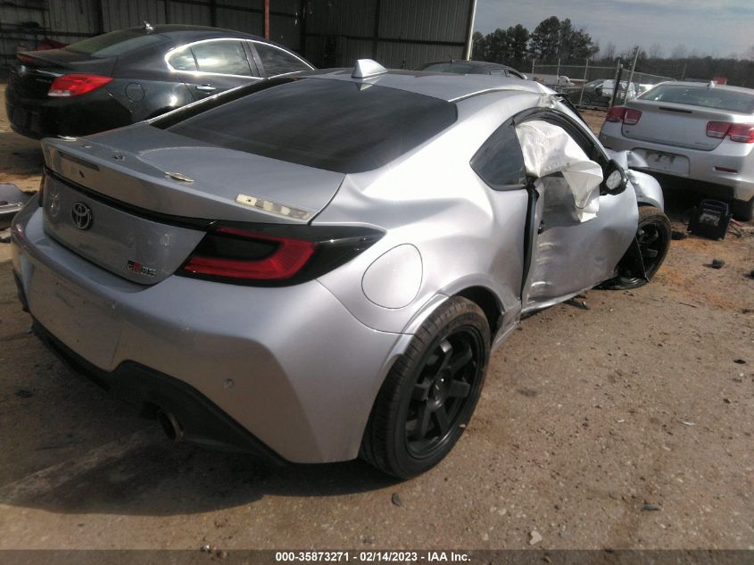 2022 TOYOTA GR86 PREMIUM VIN: JF1ZNBF17N8755634