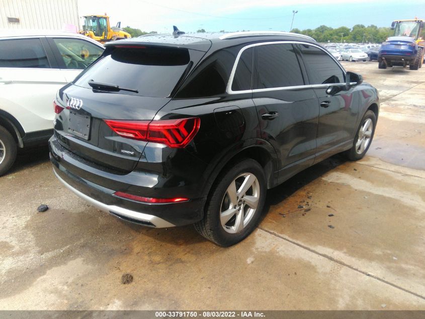 2021 AUDI Q3 PREMIUM VIN: WA1AUCF35M1082930