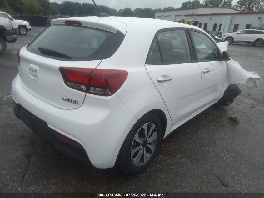 2022 KIA RIO 5-DOOR S VIN: 3KPA25AD2NE476441