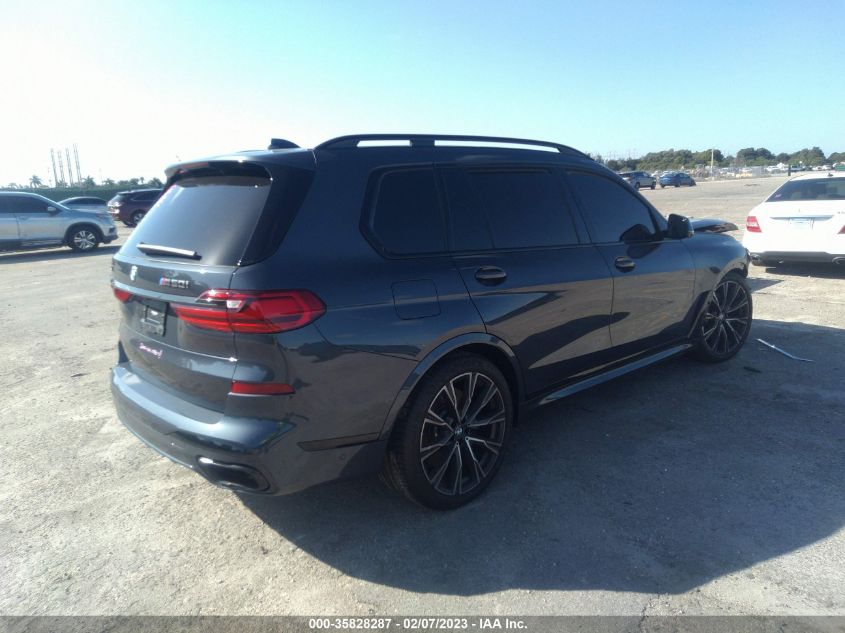 2022 BMW X7 M50I VIN: 5UXCX6C00N9L97489