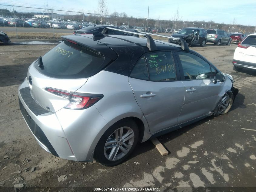 2022 TOYOTA COROLLA HATCHBACK NIGHTSHADE VIN: JTND4MBE6N3187820