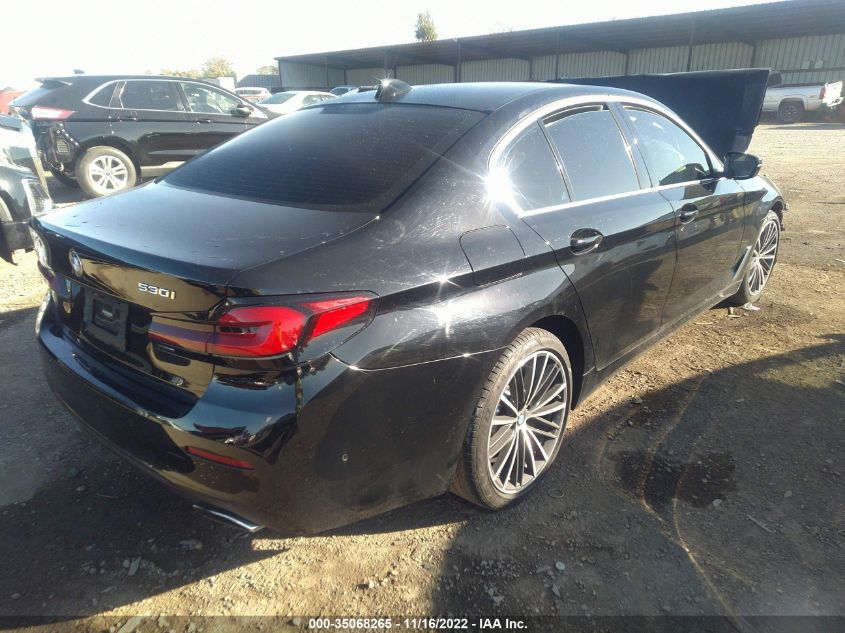 2021 BMW 5 SERIES 530I VIN: WBA53BH03MWX01404