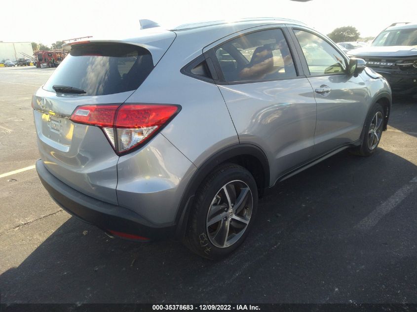 2022 HONDA HR-V EX-L VIN: 3CZRU5H76NM702428