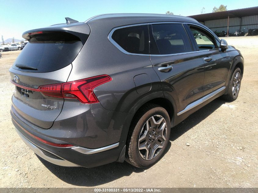 2022 HYUNDAI SANTA FE PLUG-IN HYBRID LIMITED VIN: KM8S7DA22NU029927