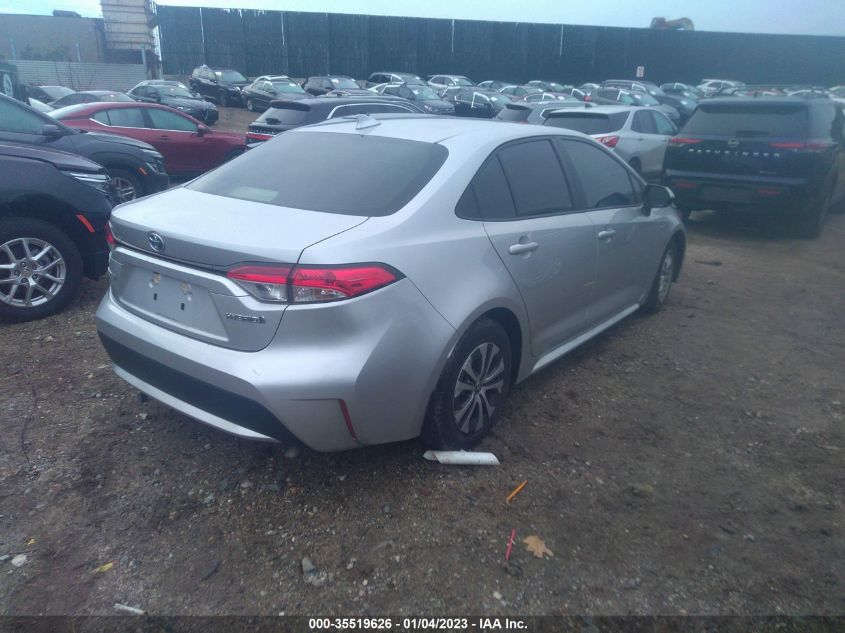 2021 TOYOTA COROLLA HYBRID LE VIN: JTDEAMDE8MJ008573