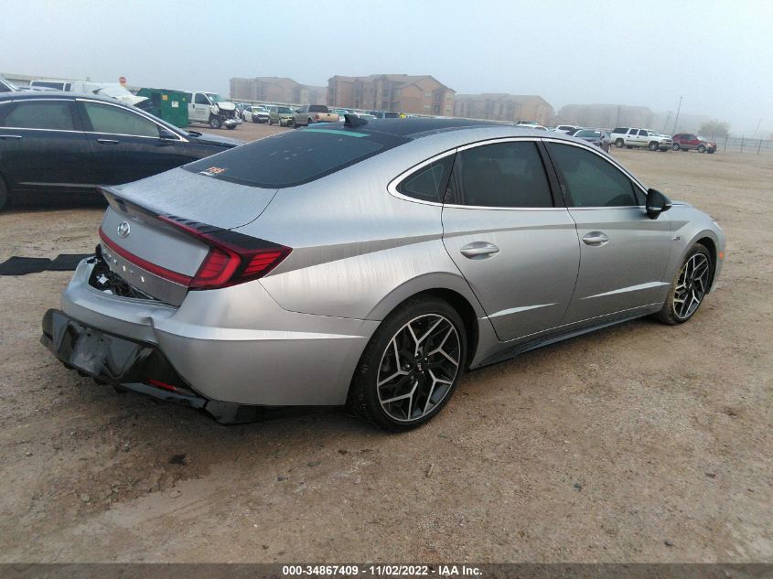 2022 HYUNDAI SONATA N LINE VIN: 5NPEK4JC1NH146658