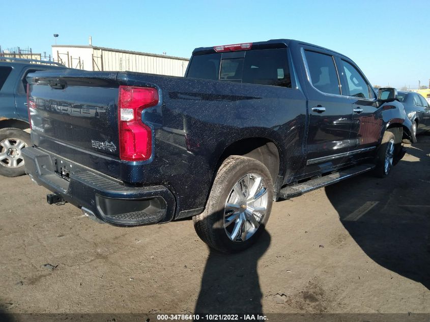 2022 CHEVROLET SILVERADO 1500 HIGH COUNTRY VIN: 2GCUDJED5N1503333