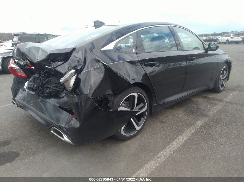 2022 HONDA ACCORD SEDAN SPORT VIN: 1HGCV1F30NA031497