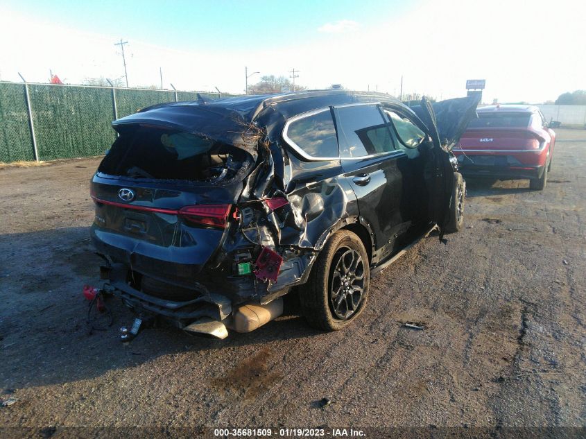 2022 HYUNDAI SANTA FE XRT VIN: 5NMS64AJ5NH388260
