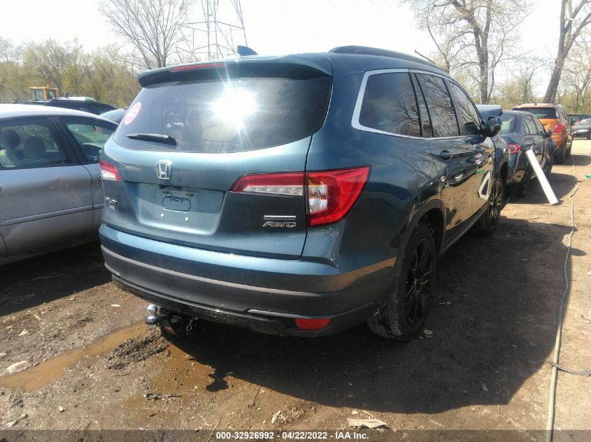 2021 HONDA PILOT SPECIAL EDITION VIN: 5FNYF6H22MB049234