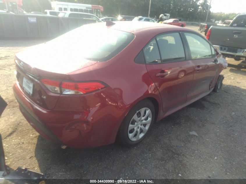 2022 TOYOTA COROLLA LE VIN: JTDEPMAE2NJ229266