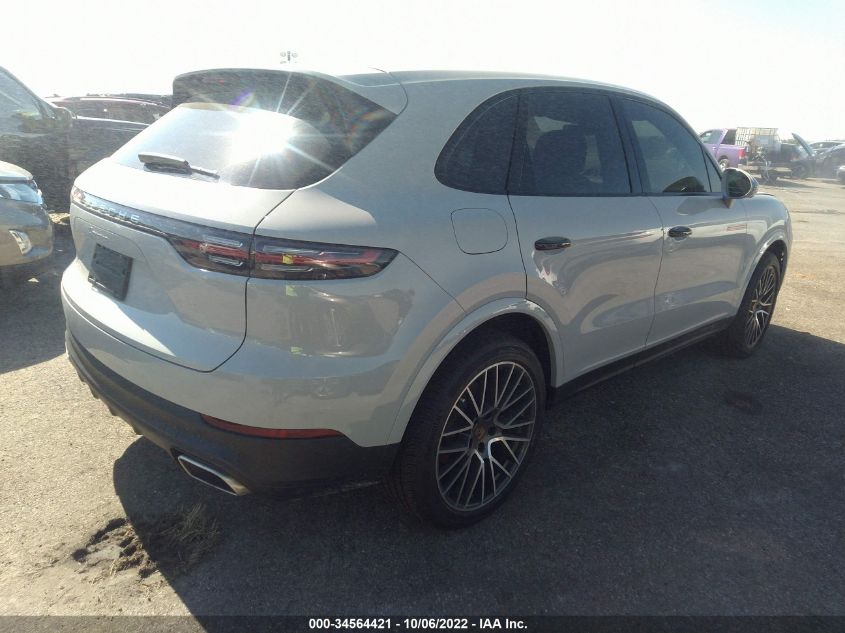2022 PORSCHE CAYENNE VIN: WP1AA2AY2NDA01201