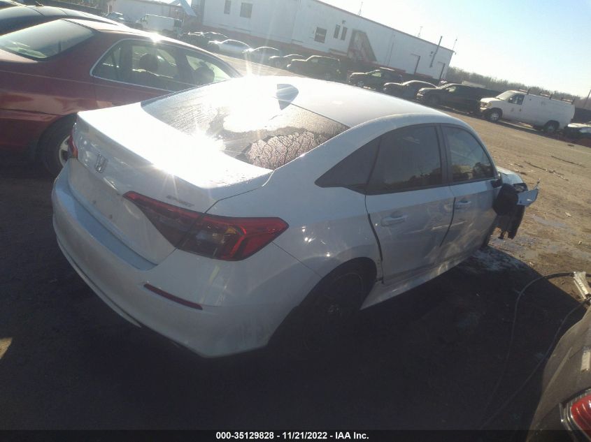 2022 HONDA CIVIC SEDAN SPORT VIN: 2HGFE2F53NH550792