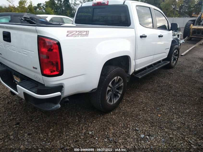2021 CHEVROLET COLORADO 4WD Z71 VIN: 1GCGTDEN6M1100878