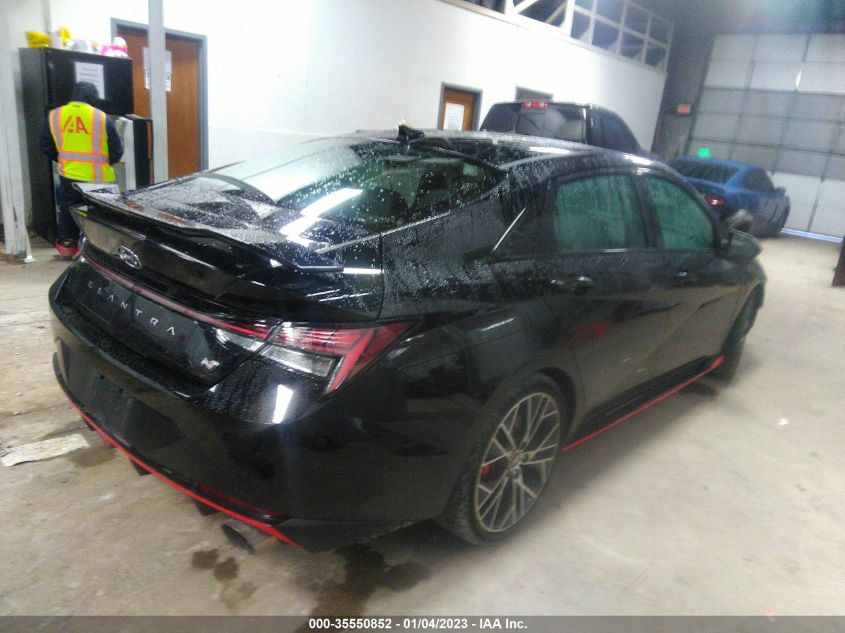 2022 HYUNDAI ELANTRA N VIN: KMHLW4AK6NU005864