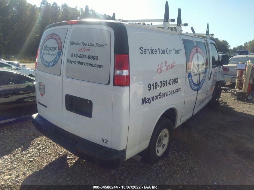 2021 CHEVROLET EXPRESS CARGO VAN VIN: 1GCWGAFP7M1221336