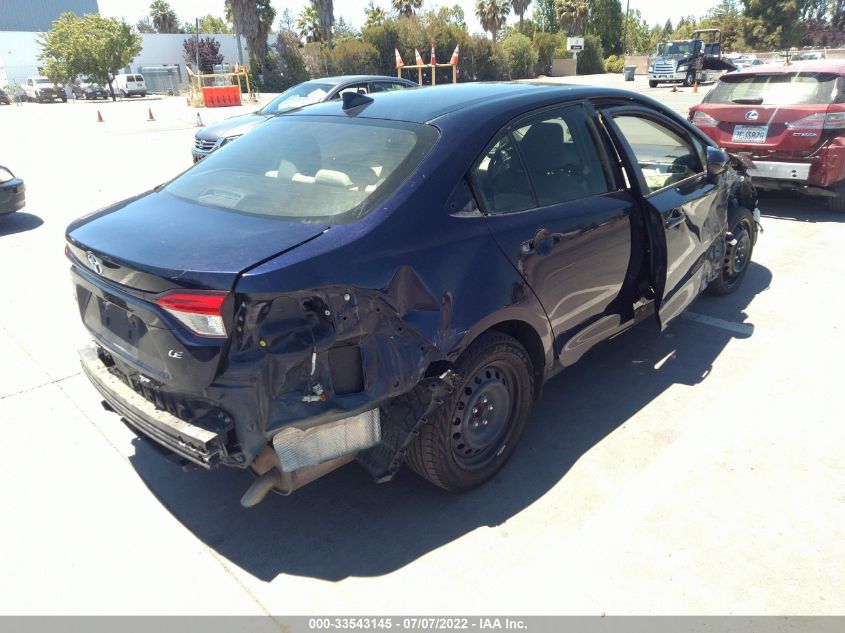 2020 TOYOTA COROLLA LE VIN: JTDEPRAE1LJ026332