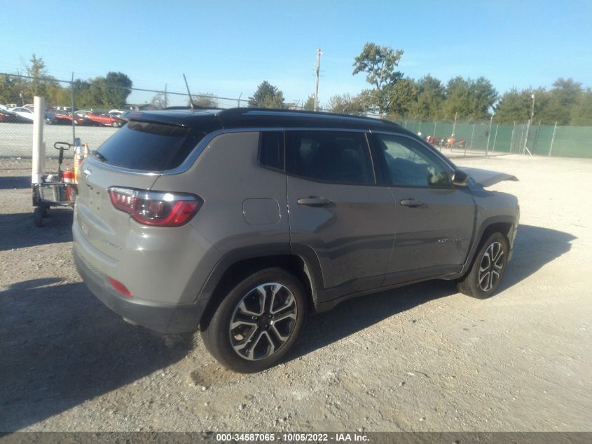 2022 JEEP COMPASS LIMITED VIN: 3C4NJDCB3NT101891
