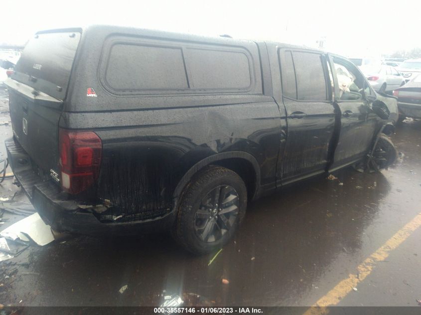 2021 HONDA RIDGELINE SPORT VIN: 5FPYK3F15MB013582