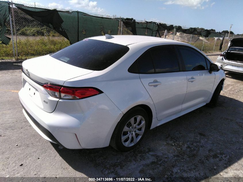 2022 TOYOTA COROLLA LE VIN: 5YFEPMAE4NP302715