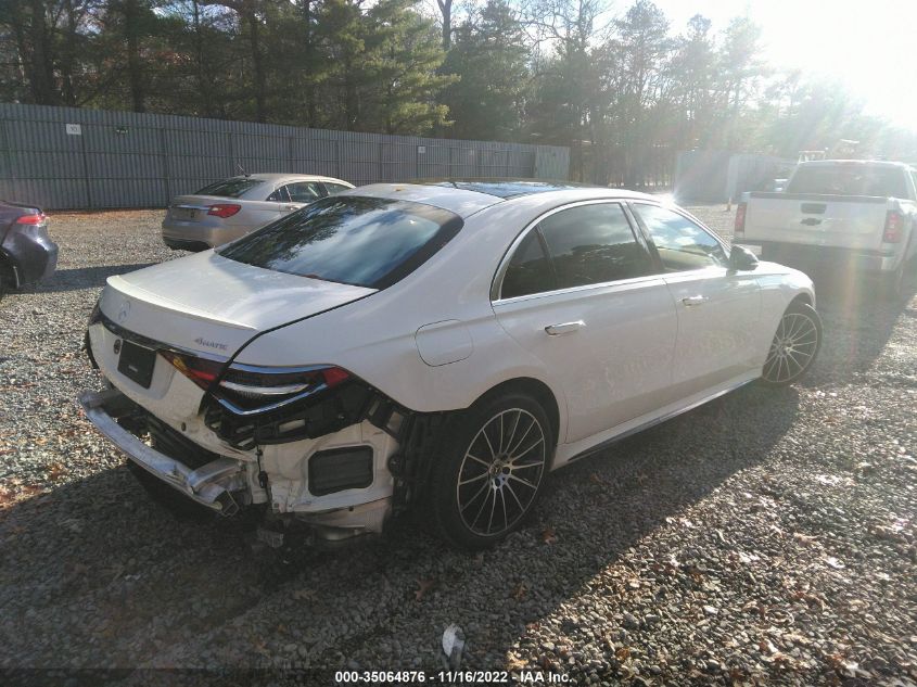 2021 MERCEDES-BENZ S-CLASS S 580 VIN: W1K6G7GB6MA042443