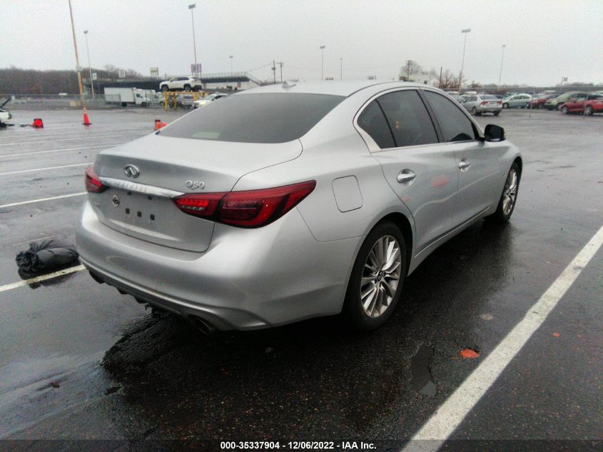 2020 INFINITI Q50 3.0T LUXE VIN: JN1EV7ARXLM257258