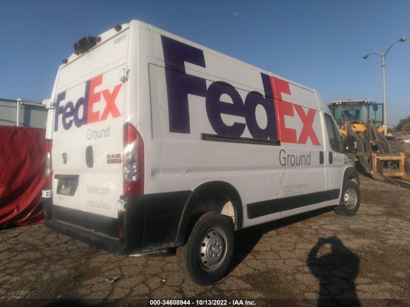 2021 RAM PROMASTER CARGO VAN VIN: 3C6LRVDG6ME512311