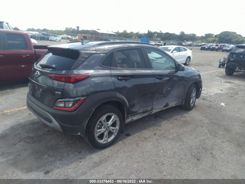 2022 HYUNDAI KONA SEL VIN: KM8K6CAB1NU779395
