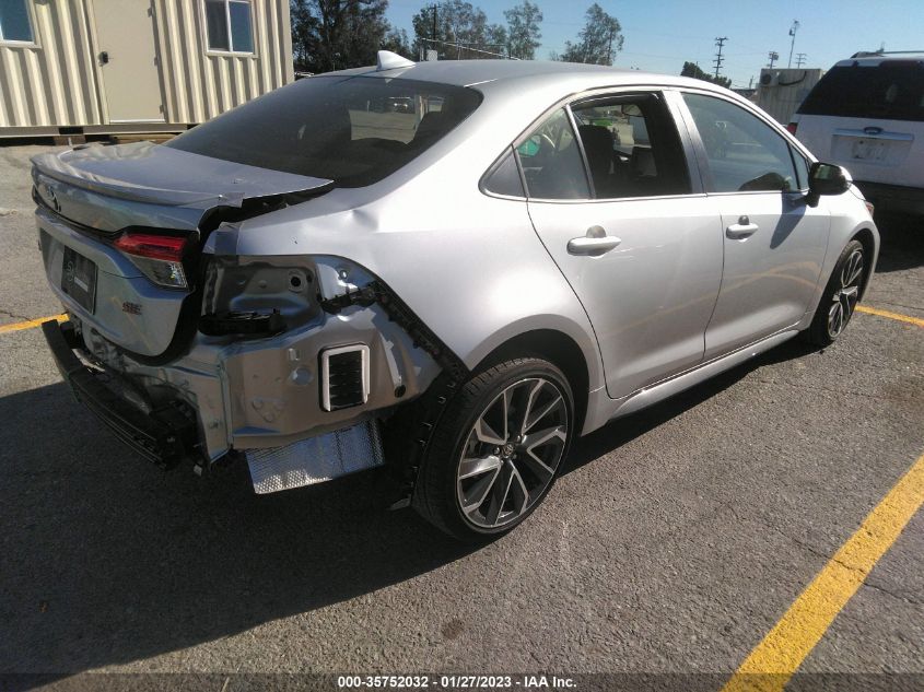 2022 TOYOTA COROLLA SE/SE NIGHTSHADE/APEX SE VIN: JTDS4MCE0NJ091784