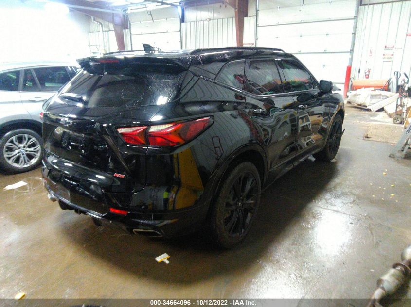 2022 CHEVROLET BLAZER RS VIN: 3GNKBKRS2NS112597