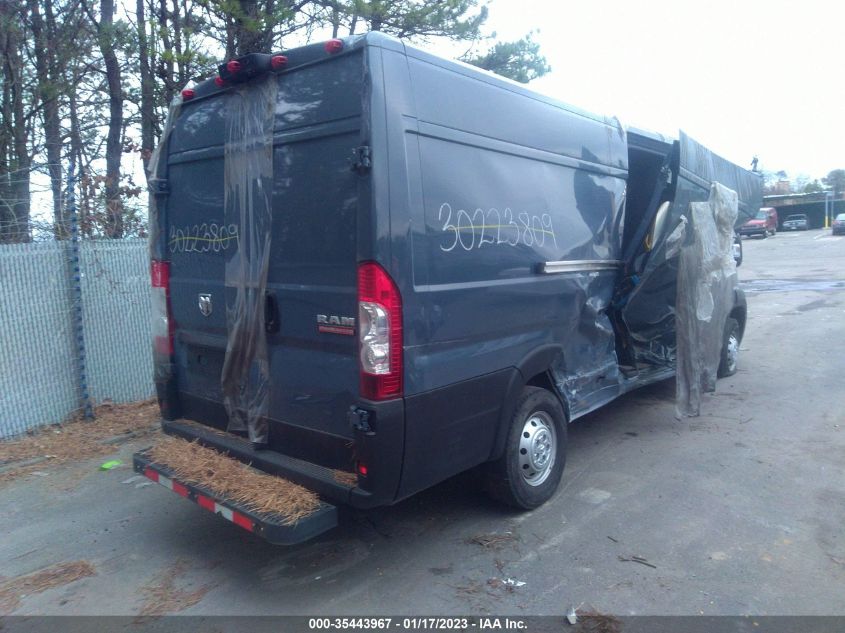 2020 RAM PROMASTER CARGO VAN VIN: 3C6URVJG5LE136160