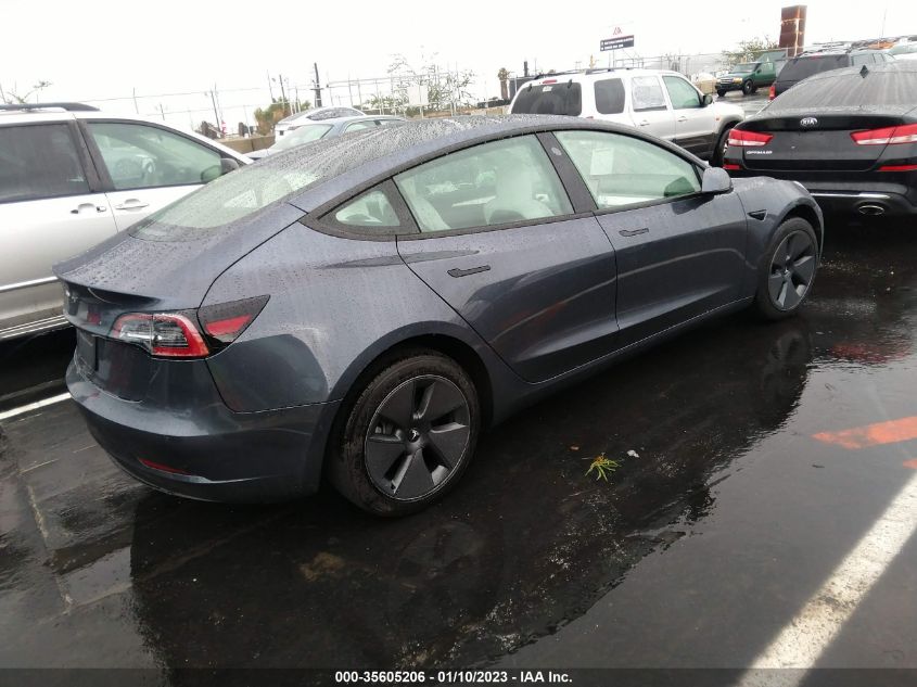 2022 TESLA MODEL 3 VIN: 5YJ3E1EA5NF356281