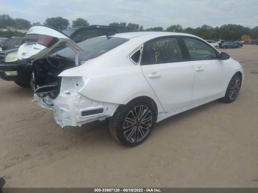 2022 KIA FORTE GT VIN: 3KPF44AC8NE492774