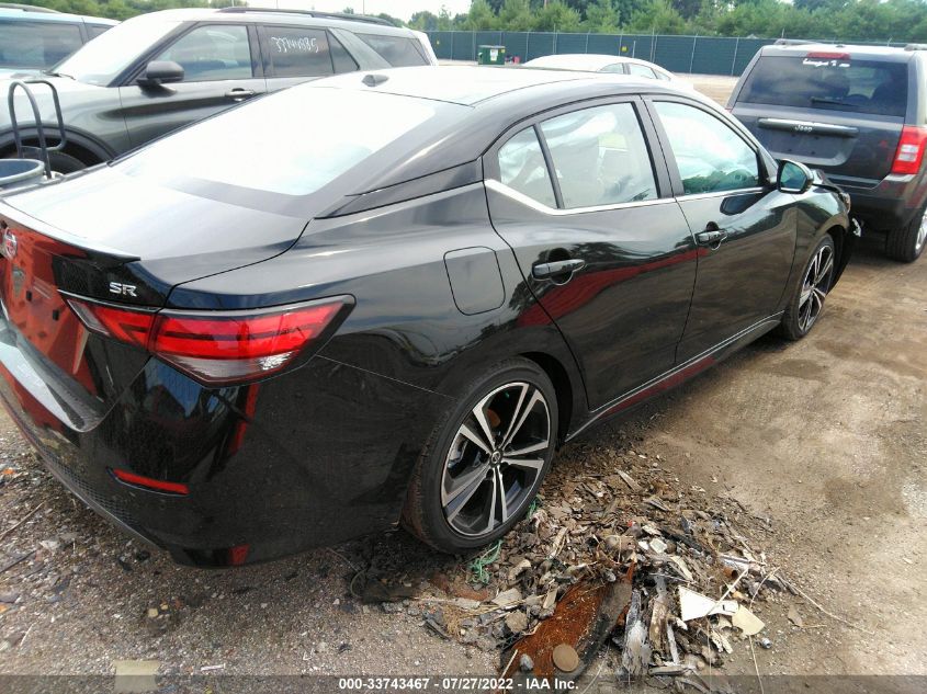 2022 NISSAN SENTRA SR VIN: 3N1AB8DV2NY214815