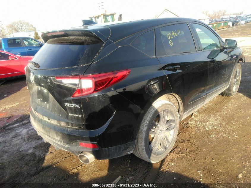 2021 ACURA RDX W/A-SPEC PACKAGE VIN: 5J8TC2H69ML029611