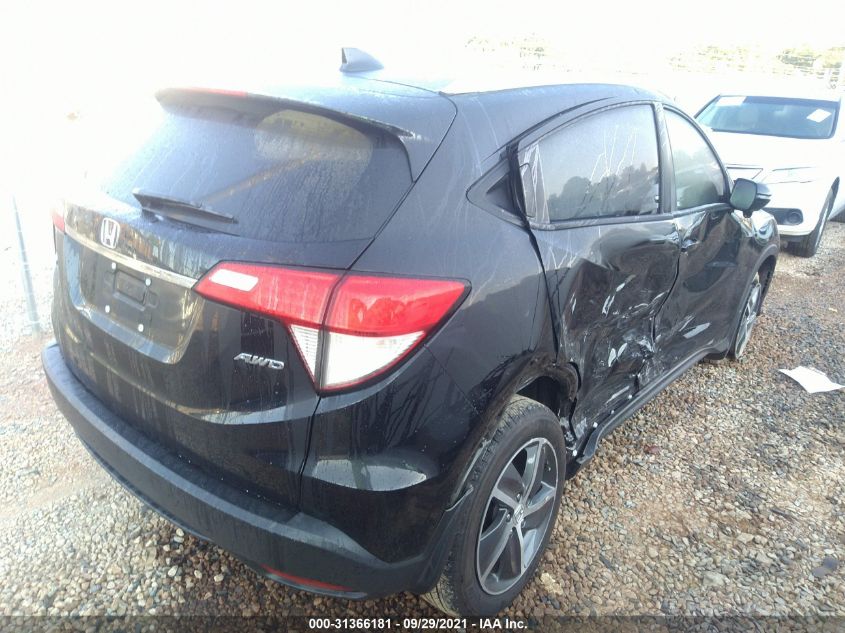 2021 HONDA HR-V EX VIN: 3CZRU6H5XMM736231