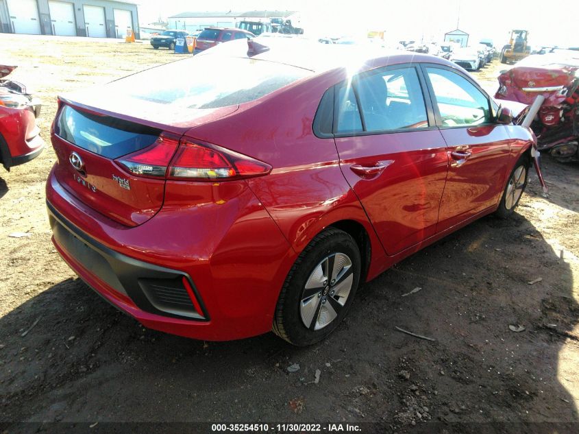 2021 HYUNDAI IONIQ HYBRID BLUE VIN: KMHC65LC8MU245198