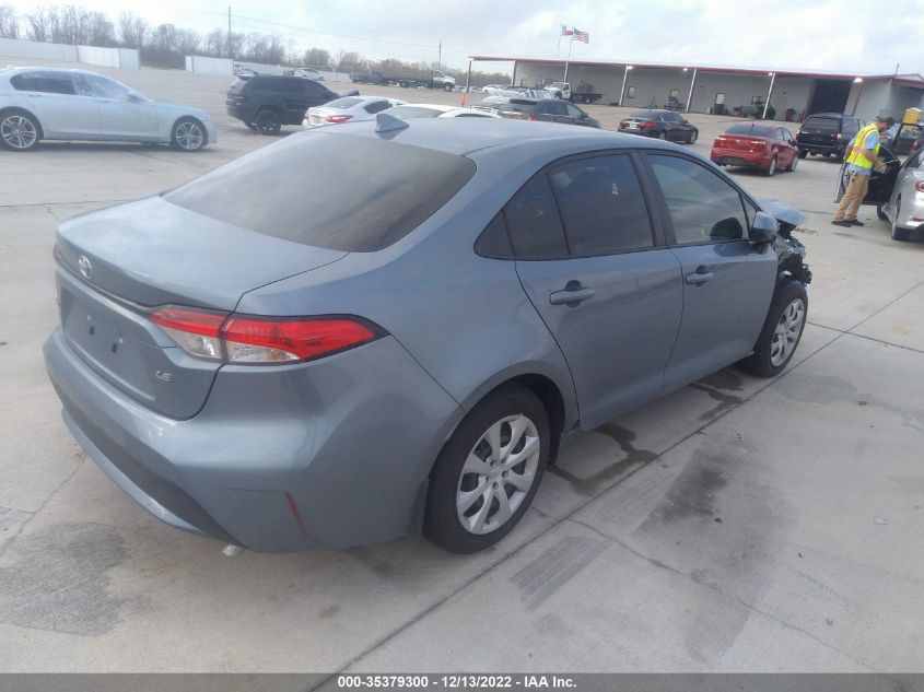2022 TOYOTA COROLLA LE VIN: 5YFEPMAE4NP363269
