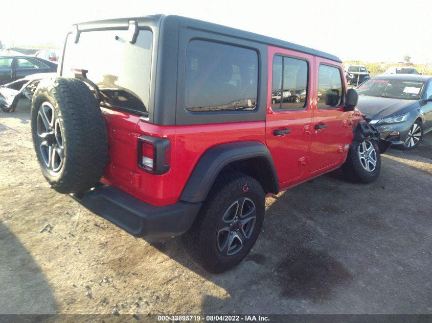 2021 JEEP WRANGLER UNLIMITED SPORT S VIN: 1C4HJXDN2MW503157