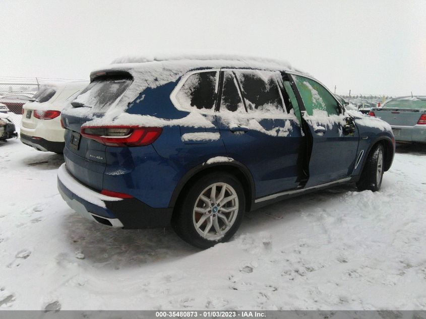 2022 BMW X5 XDRIVE45E VIN: 5UXTA6C0XN9L01272