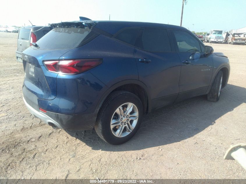 2022 CHEVROLET BLAZER LT VIN: 3GNKBCR40NS158260