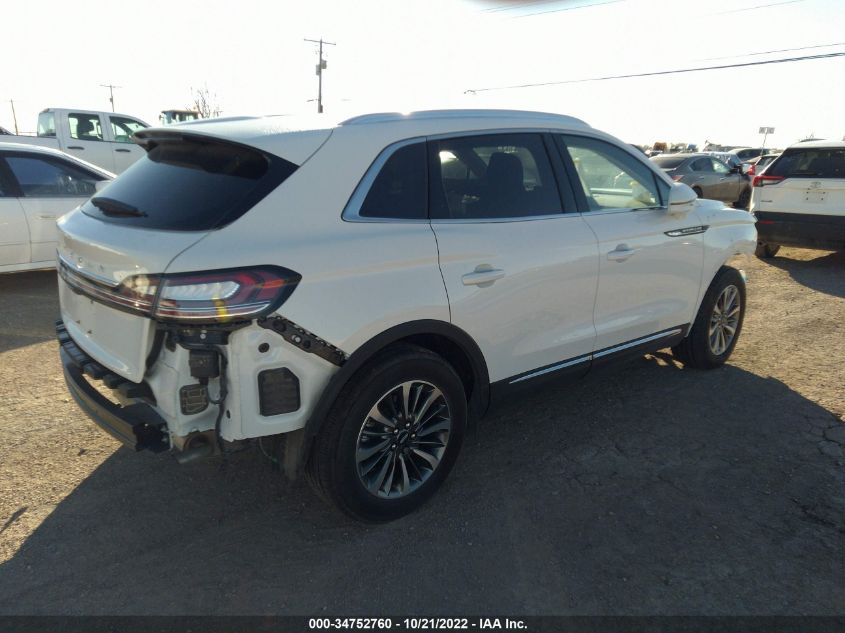 2021 LINCOLN NAUTILUS STANDARD VIN: 2LMPJ6J90MBL13954