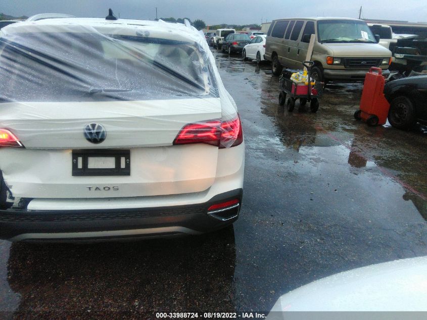 2022 VOLKSWAGEN TAOS SE VIN: 3VVTX7B29NM018275