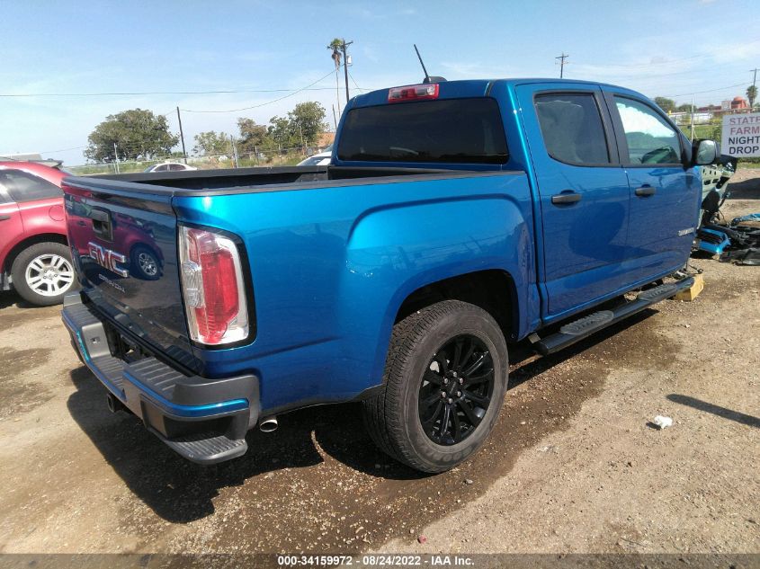 2021 GMC CANYON 2WD ELEVATION STANDARD VIN: 1GTG5BEA9M1138925