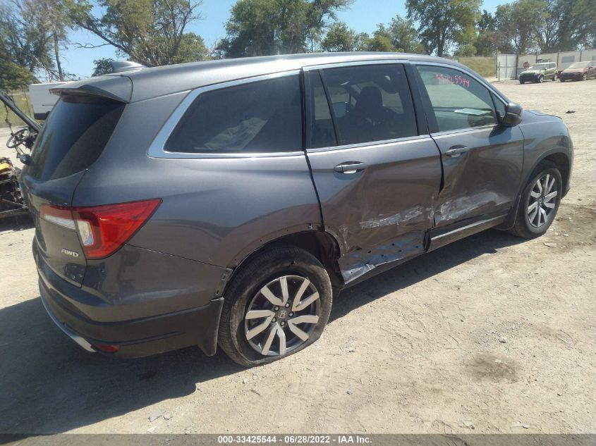 2021 HONDA PILOT EX-L VIN: 5FNYF6H53MB033537