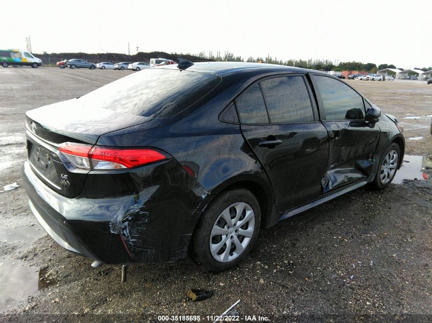 2022 TOYOTA COROLLA LE VIN: JTDEPMAE7NJ207148